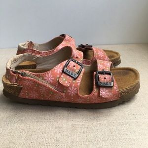 Naot Girl EU 30 Orange Floral Sandals